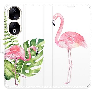 iSaprio Flip pouzdro Flamingos pro Honor 90 5G