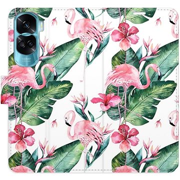 iSaprio Flip pouzdro Flamingos Pattern pro Honor 90 Lite 5G