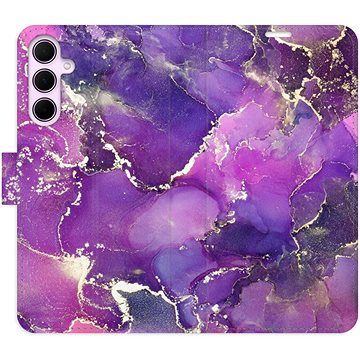 iSaprio Flip pouzdro Purple Marble pro Samsung Galaxy A55 5G