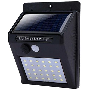 Verk 01390 Solární venkovní 30 LED SMD osvětlení s pohybovým senzorem (6352)