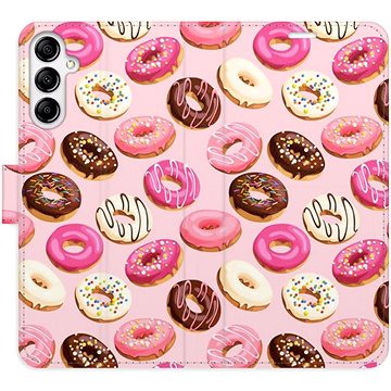 iSaprio flip pouzdro Donuts Pattern 03 pro Samsung Galaxy A14 / A14 5G