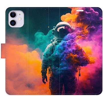 iSaprio flip pouzdro Astronaut in Colours 02 pro iPhone 11