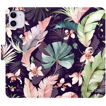 iSaprio flip pouzdro Flower Pattern 08 pro iPhone 11
