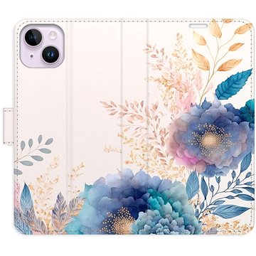 iSaprio flip pouzdro Ornamental Flowers 03 pro iPhone 14 Plus