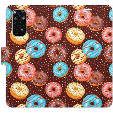iSaprio flip pouzdro Donuts Pattern pro Xiaomi Redmi Note 11 / Note 11S