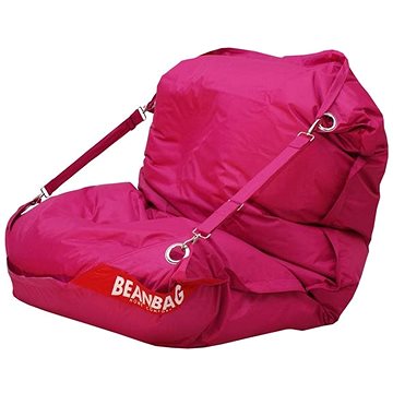 BeanBag Sedací pytel 189×140 comfort s popruhy pink (BB189×140-pink)