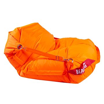 BeanBag Sedací pytel 189×140 comfort s popruhy fluo orange (BB189×140-fluoorange)