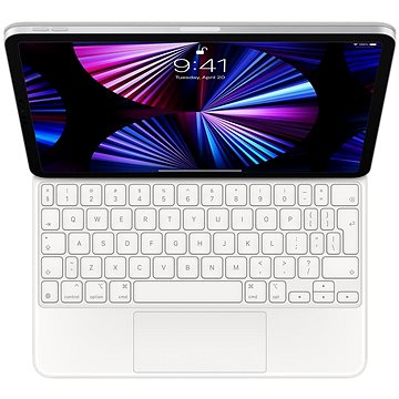 Apple Magic Keyboard iPad Pro 11" 2021 bílá - International English (MJQJ3Z/A)