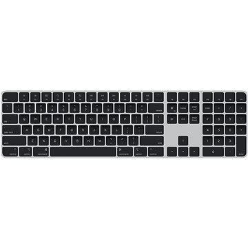 Apple Magic Keyboard s Touch ID a Numerickou klávesnicí, černá - HU (MMMR3D/A)
