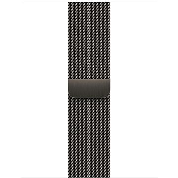 Apple Watch 45mm Grafitově šedý milánský tah řemínek (ML773ZM/A)