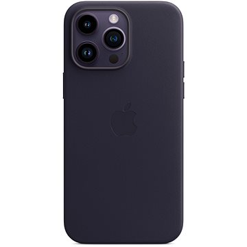 Apple iPhone 14 Pro Max Kožený kryt s MagSafe inkoustově fialový (MPPP3ZM/A)