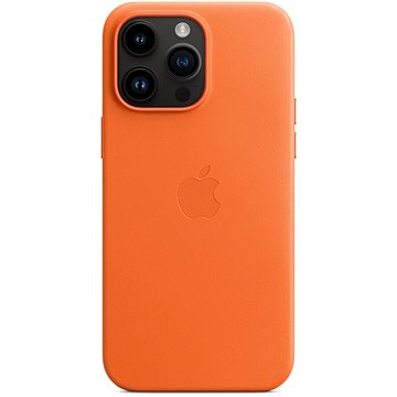 Apple iPhone 14 Pro Max Kožený kryt s MagSafe oranžový (MPPR3ZM/A)