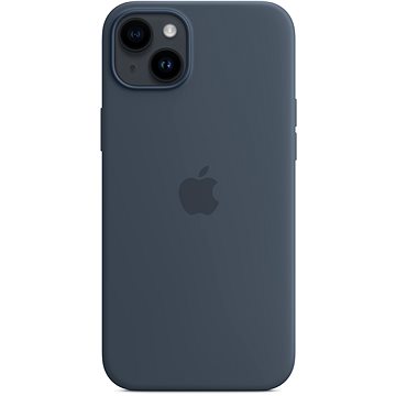 Apple iPhone 14 Plus Silikonový kryt s MagSafe bouřkově modrý (MPT53ZM/A)