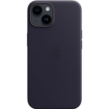 Apple iPhone 14 Kožený kryt s MagSafe inkoustově fialový (MPP63ZM/A)