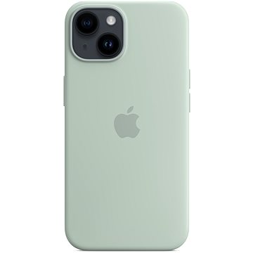 Apple iPhone 14 Silikonový kryt s MagSafe dužnatkově modrý (MPT13ZM/A)