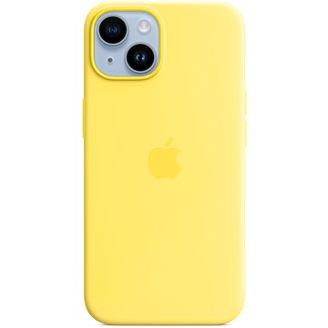 Apple iPhone 14 Silikonový kryt s MagSafe kanárkově žlutý (MQU73ZM/A)