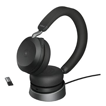 Jabra Evolve2 75 MS Stereo USB-A Stand Black (27599-999-989)