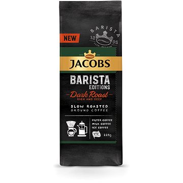 Jacobs Barista Dark, mletá káva, 225g (4056197)