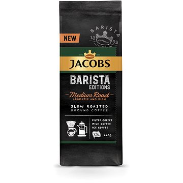 Jacobs Barista Medium, mletá káva, 225g (4056198)