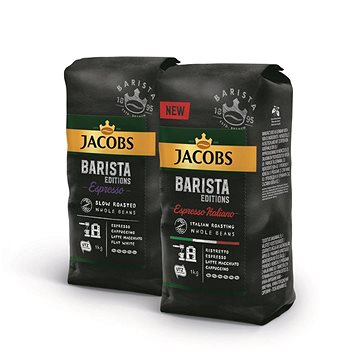 Jacobs Barista PACK Espresso 1000g + Esp. Italiano 1000g, zrnková káva (8594196030979)