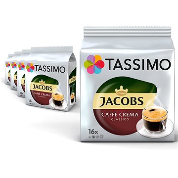 TASSIMO kapsle KARTON Jacobs Cafe Crema 80 nápojů (8711000500385)