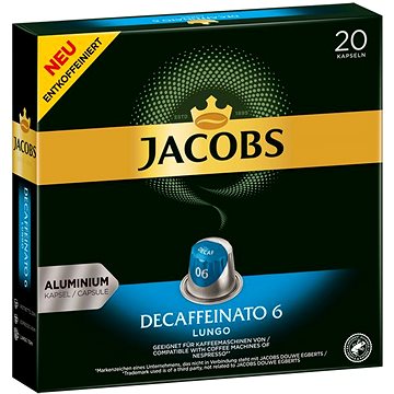 Jacobs Decaffeinato intenzita 6, 20 ks kapslí pro Nespresso®* (4028756)