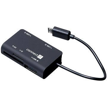 CONNECT IT CI-198 OTG Hub & Reader (CI-198)