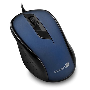 CONNECT IT Optical USB mouse modrá (CMO-1200-BL)