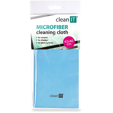 CLEAN IT Čisticí utěrka z mikrovlákna, velká světle modrá (CL-700)