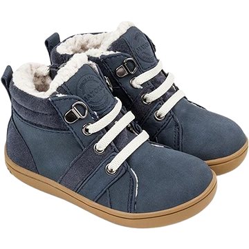 Mayoral dětské boty s umělým kožíškem - modré - vel. 23 (135654)