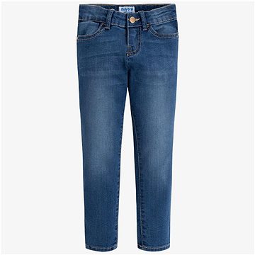 MAYORAL dívčí jeansové kalhoty - modré - 104 cm (144957)