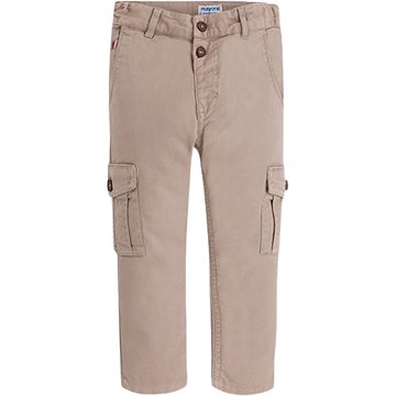 MAYORAL chlapecké kalhoty - hnědé - 110 cm (146428)