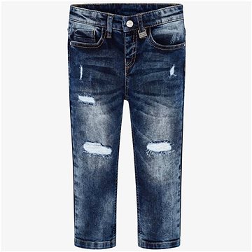MAYORAL dětské trhané jeans tmavě modré - 116 cm (209115)