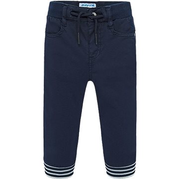 MAYORAL chlapecké kalhoty s gumou - tm. modré - 92 cm (223779)
