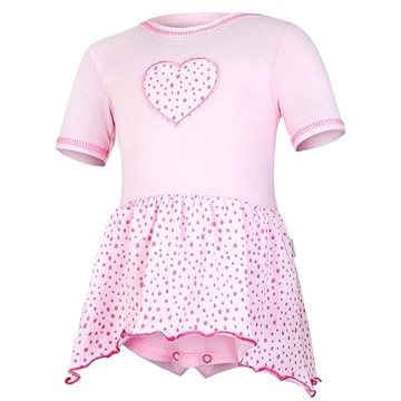 Little Angel Body šaty tenké KR Outlast® - růžová baby/růžová-puntík lesk (JNBmix058nad)