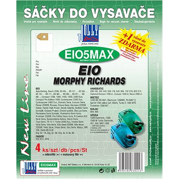 Sáčky do vysavače EIO5 MAX - textilní (3126/CLA)