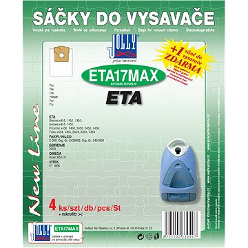 Sáčky do vysavače ETA17 MAX - textilní (3189/CLA)