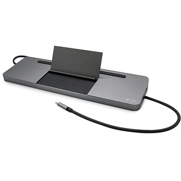 i-tec USB-C Metal Low Profile Triple Display Docking Station, Power Delivery 85 W (C31FLATDOCKPDPRO)