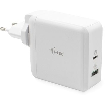 i-tec USB-C Travel Charger 60W + USB-A Port 18W (CHARGER-C60WT)