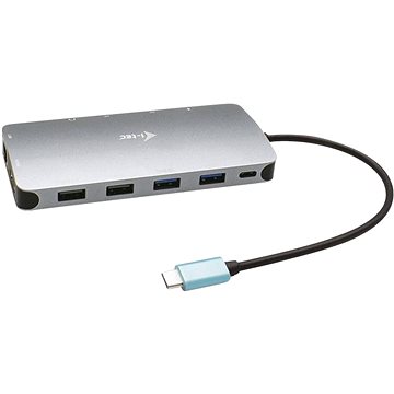 I-TEC USB-C Metal Nano 3x Display Docking Station, Power Delivery 100W (C31NANODOCKPROPD)