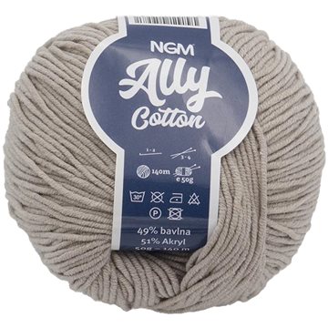 Ally cotton 50g - 004 šedobéžová (6800)