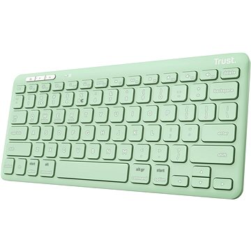 Trust LYRA Compact Wireless Keyboard - US, zelená