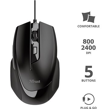 Trust VOCA Comfortable Mouse (23650)