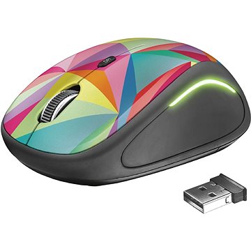 Trust Yvi FX Wireless Mouse - geometrics (22337)