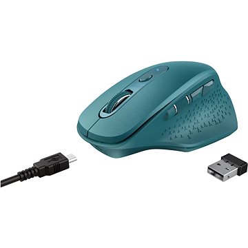 Trust Ozaa Rechargeable Wireless Mouse, modrá (24034)
