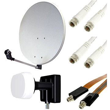 Set pro TV se satelitním tunerem - 2 družice, 1 přijímač (H07a07)