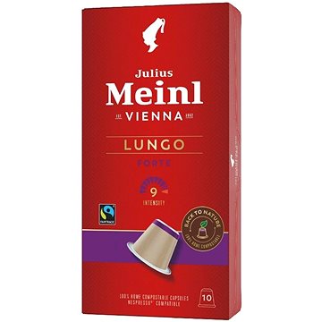 Julius Meinl Nespresso kompostovatelné kapsle Lungo Forte (10x 5.6 g / box) (9000403933647)