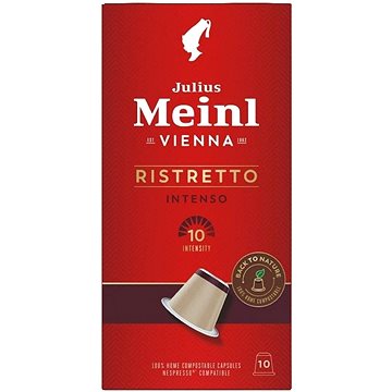 Julius Meinl Nespresso kompostovatelné kapsle Ristretto Intenso (10x 5.6 g / box) (9000403940300)
