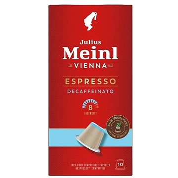Julius Meinl Nespresso kompostovatelné kapsle Espresso Decaffeinato (10x 5.6 g / box) (9000403940331)
