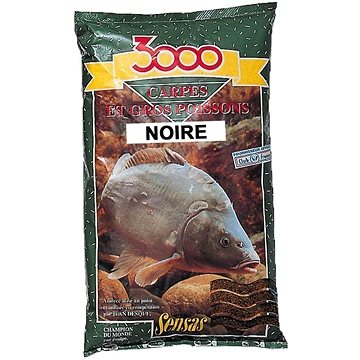 Sensas 3000 Carpes Noir 1kg (3297830101817)